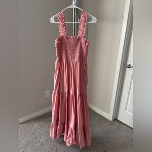Abercrombie & Fitch Smocked Bodice Easy Maxi Dress